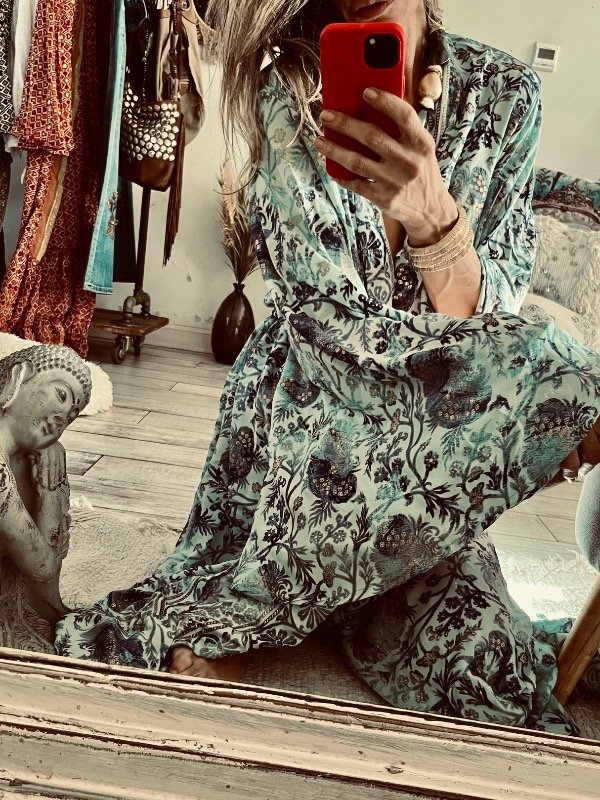 Producto - Kimono Tulum celeste - 2