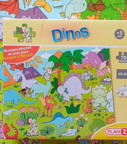 Producto - Rompecabezas Piso 70 piezas Dinos