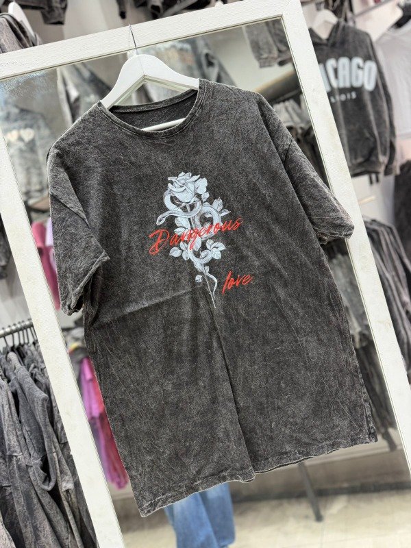 Remeron batik rosa camiseta