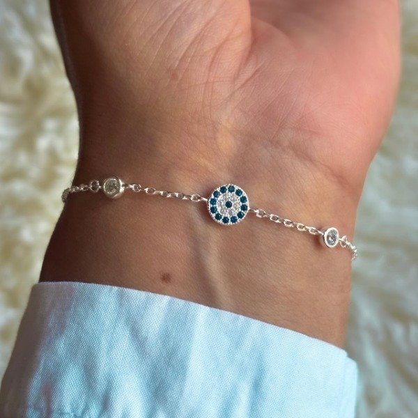 Producto - Pulsera fina Ojo Turco (Cod.798)