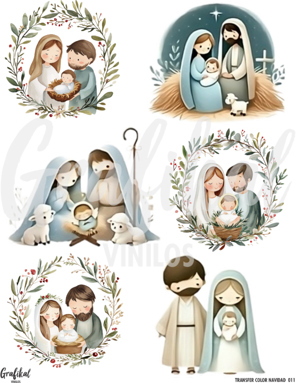 Producto - Transfer Color Navidad 011