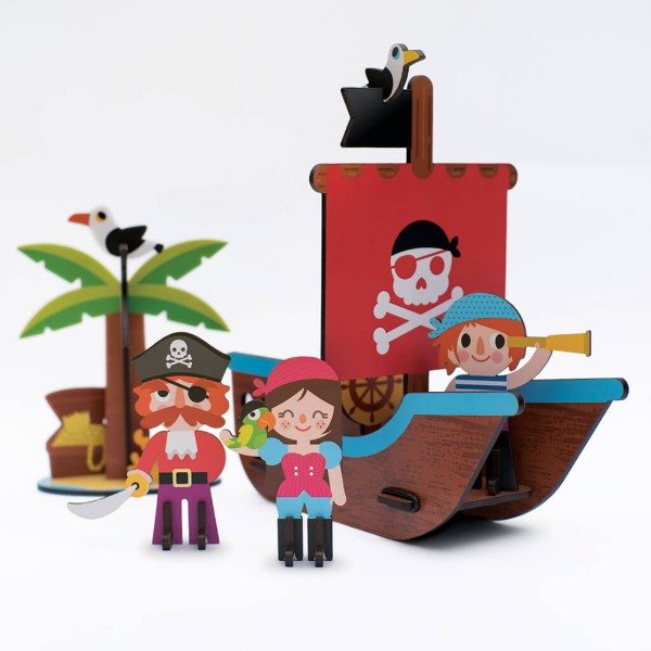 Producto - Puzzle 3D Piratas