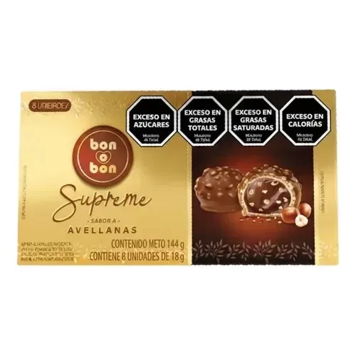 Producto - Caja Bon o Bon Supreme 144gr