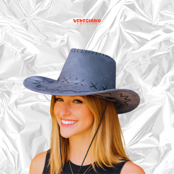 Producto - Gorro vaquero gamuza GRIS