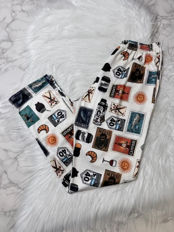 Producto - Pijama Argentina Estampilla lycra frisada adultos - 0