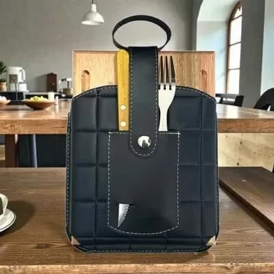 Producto - SET DE ASADO EN FUNDA PREMIUM CON TABLA y CUBIERTOS MODELO SURTIDO - 4