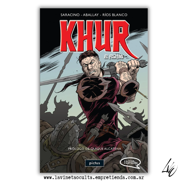Producto - Khur, el fugitivo - Luciano Saracino, Diego Aballay y Maxi Ríos Blanco