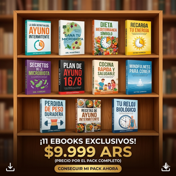 Producto - PACK DE 11 EBOOKS DE AYUNO INTERMITENTE MAS RECETAS