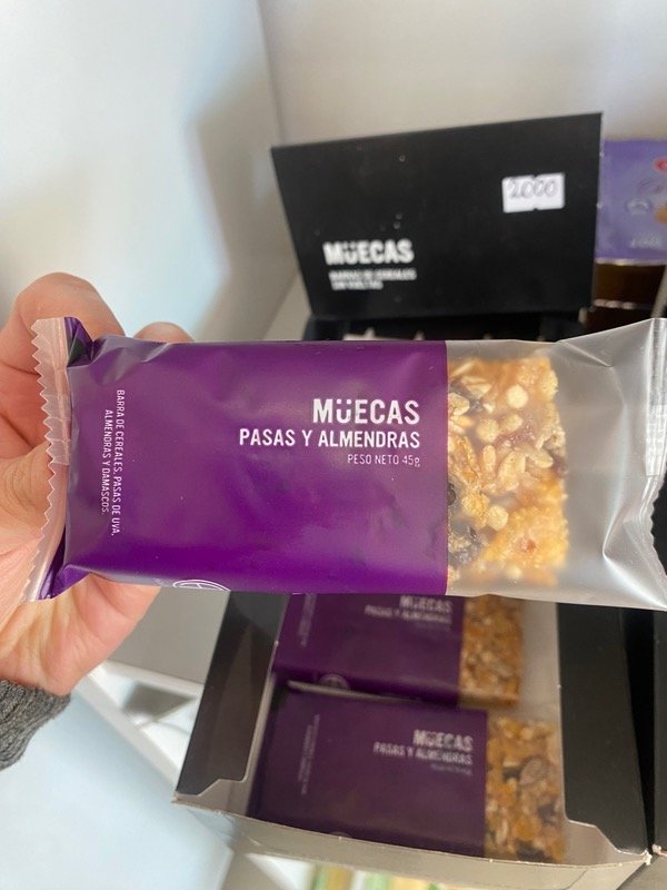 Producto - Barrita muecas Pasas y Almendras