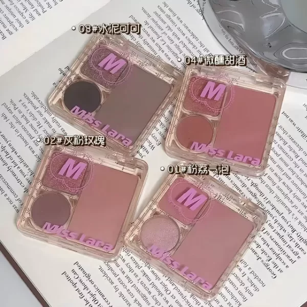 Producto - Paleta de Sombra + Rubor 04 - Miss Lara - 2