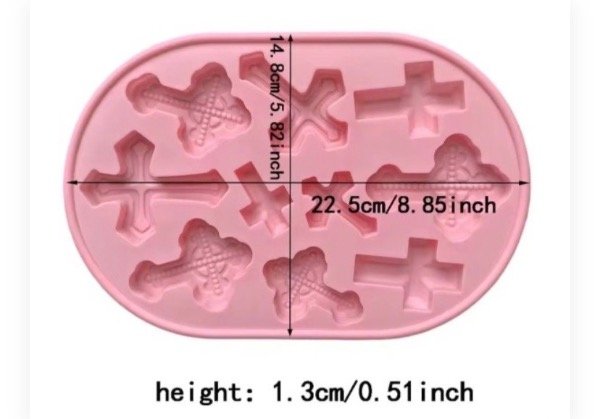 Producto - MOLDE SILICONA VARIEDAD CRUZ - 1