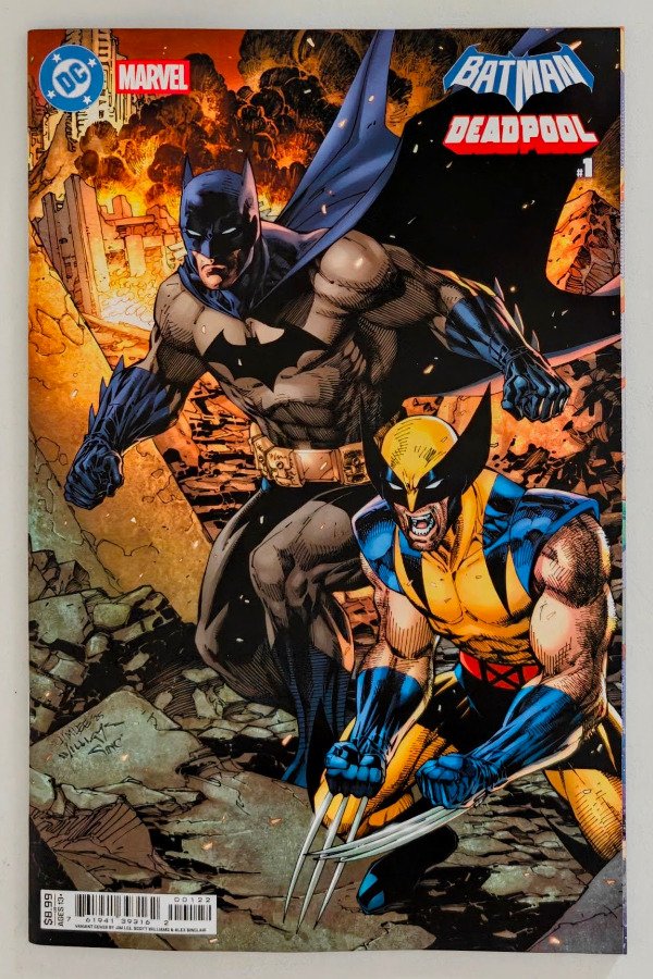 Producto - Batman Deadpool (2026) - Segundo one-shot crossover, variante por Jim Lee