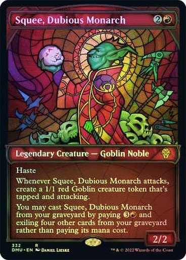 Producto - Squee, Dubious Monarch (Showcase) (Textured Foil)