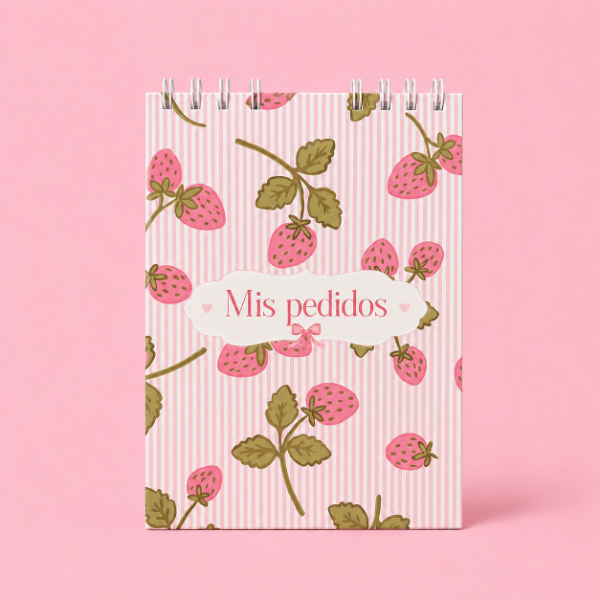 Producto - Cuaderno "Mis pedidos" - Personalizado