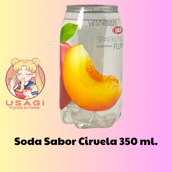 Producto - Soda Sabor Ciruela 350 ml.