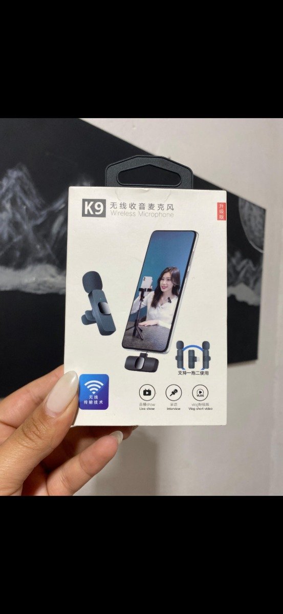 Producto - Micrófono inalambrico K9