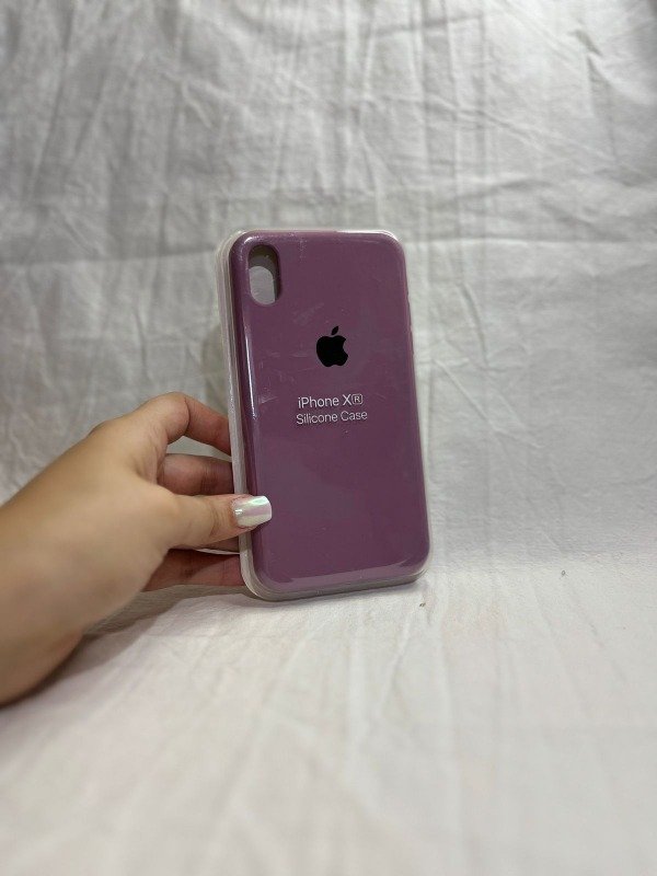 Producto - Iph xr silicona case morado