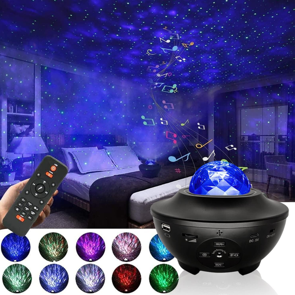 Producto - Lampara Proyector Galaxy con Parlante
