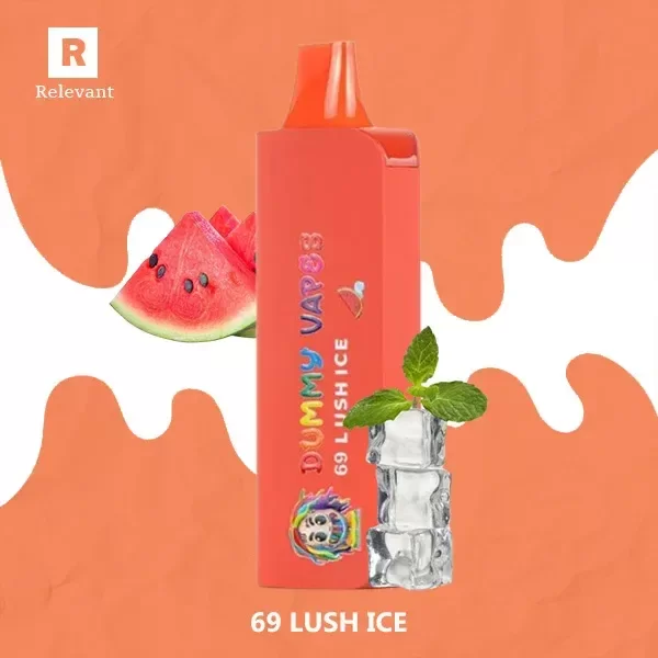 Producto - DUMMY POD 8000 PUFF 69 LUSH ICE (SABOR FRUTILLA MENTA FRIA) 50MG