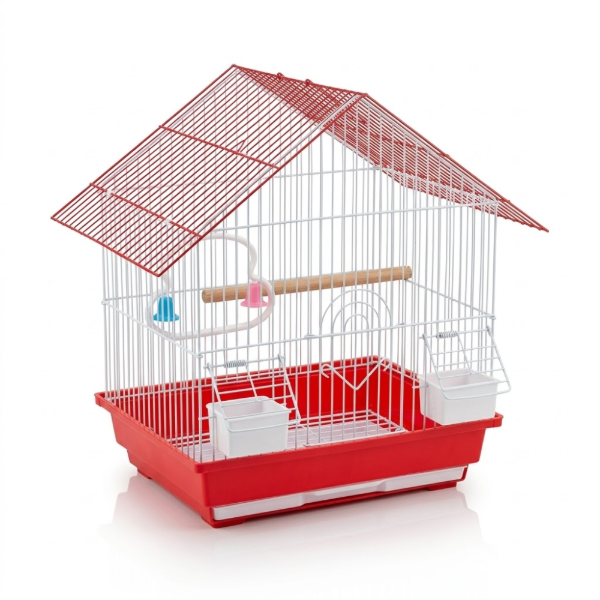 Producto - Jaula Pajaro Mediana con Accesorios (30x23x38 cm) 24762 Pet Plast