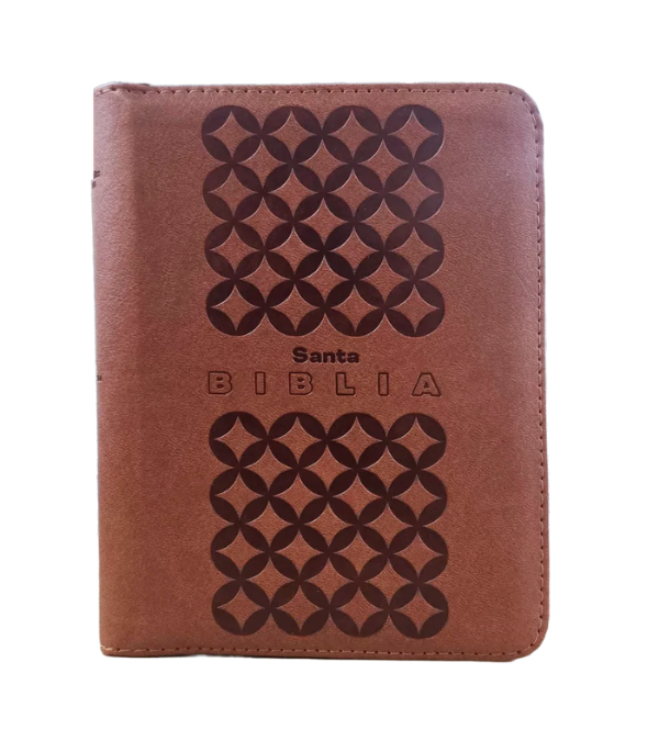 Producto - BIBLIA RVR COMPACTA LETRA GRANDE CAFÉ CON CIERRE