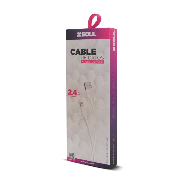 Producto - CABLE USB A LIGHTNING SOUL 1M