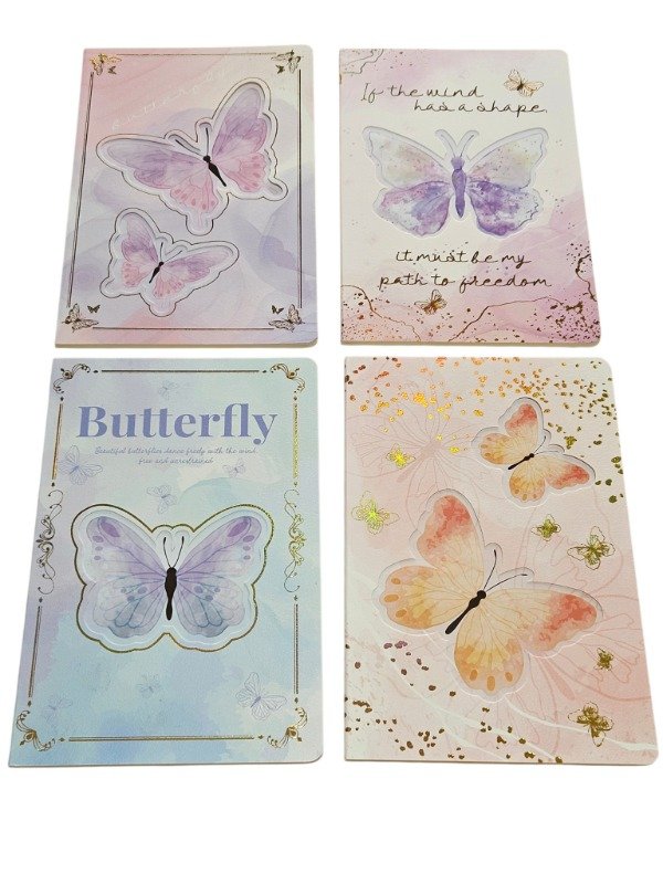 Producto - Cuaderno A5 Mariposa Calada