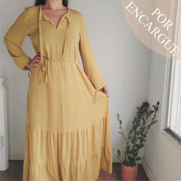 Producto - VESTIDO HERA LARGO LISO