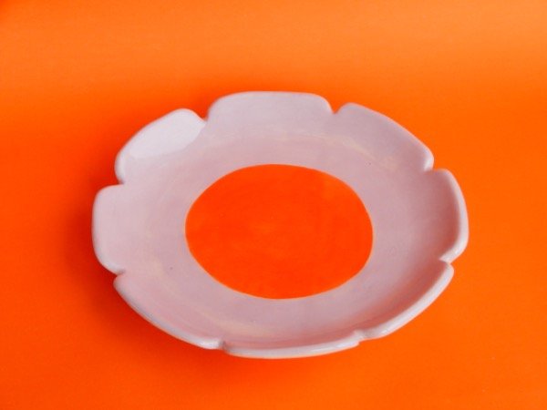 Producto - Plato flower lila