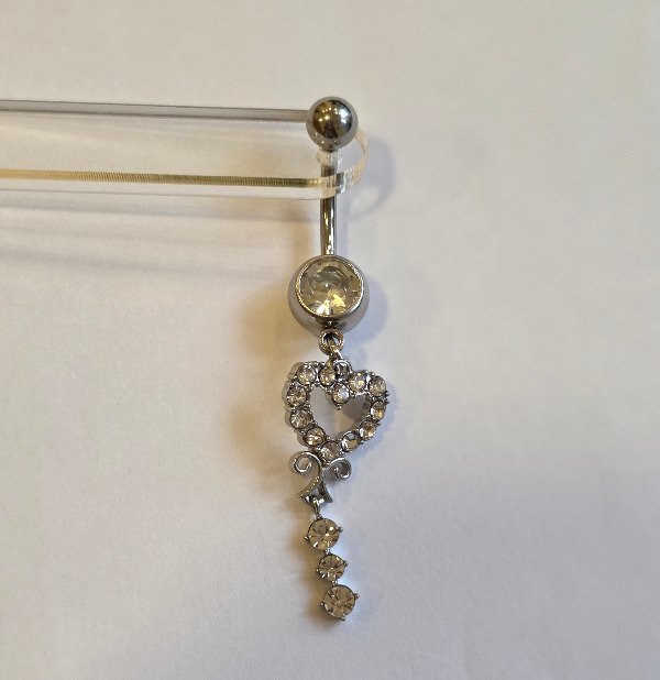 Producto - Navel doble corazón colgante varios modelos 2 - 0