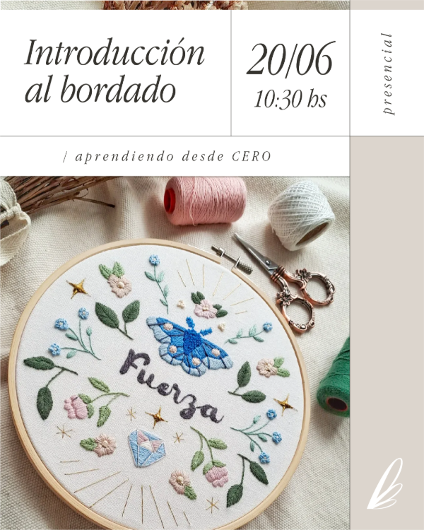 Producto - Workshop de Introducción al Bordado