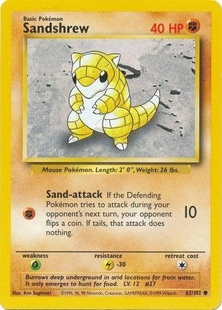 Producto - Sandshrew (62/102) [Base Set Unlimited]