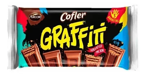 Producto - Chocolate Graffiti 12 x 45 gramos