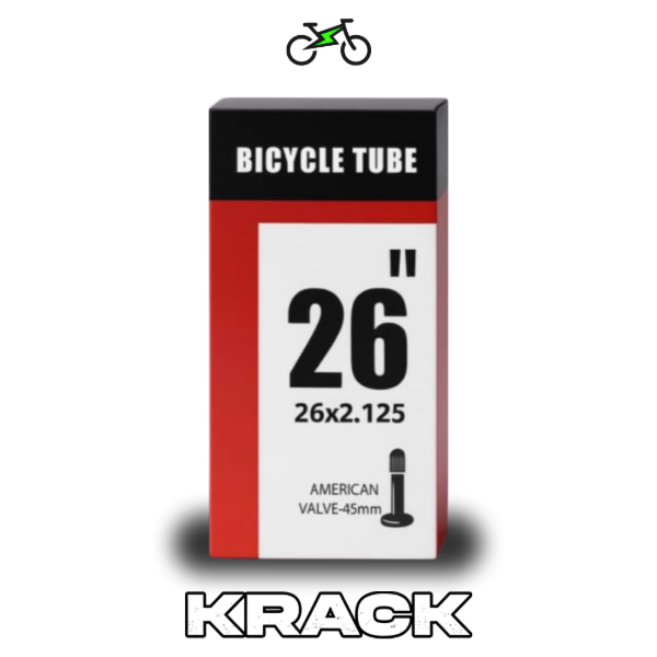 Producto - Cámara Bicicleta Krack Rodado 26 X 2.125 Válvula Auto