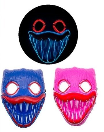 Producto - MASCARA RIGIDA HILO LED HUGGY WUGGY COLORES SURTIDOS