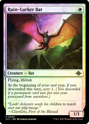 Producto - Ruin-Lurker Bat Foil  Lost Caverns of Ixalan