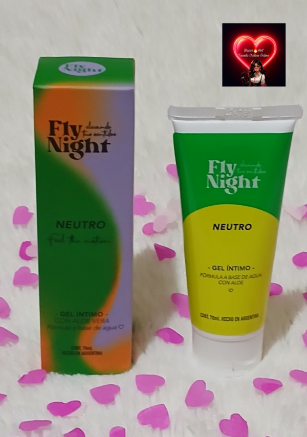 Producto - Gel Lubricante Neutro Aloe Vera Fly Night 70 ml