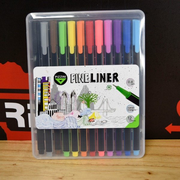 Producto - MICROFIFBRAS FINELINER 0.4MM 12 COLORES FINEX12