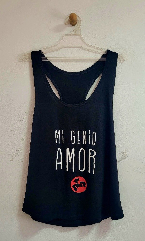 Producto - Playera Mi genio amor negra