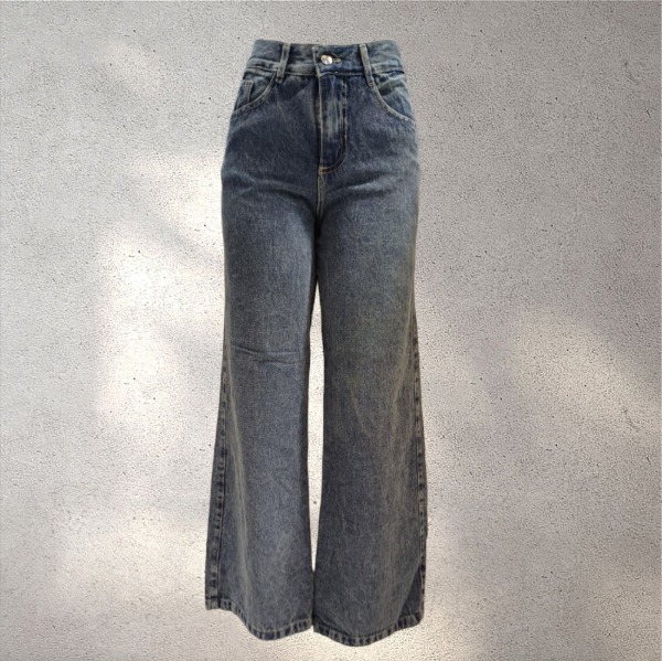 Producto - Jean wide leg oxido oscuro