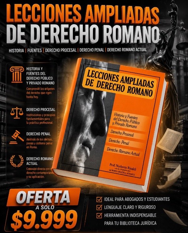 Producto - Lecciones ampliadas de derecho romano. Rinaldi - 0