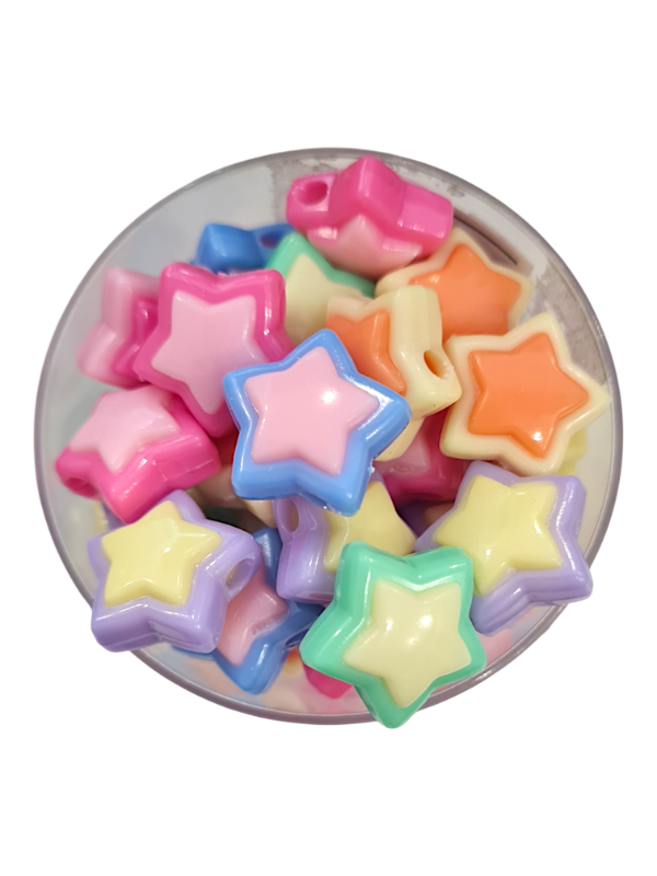 Producto - CUENTAS ESTRELLAS COLORES DOBLE