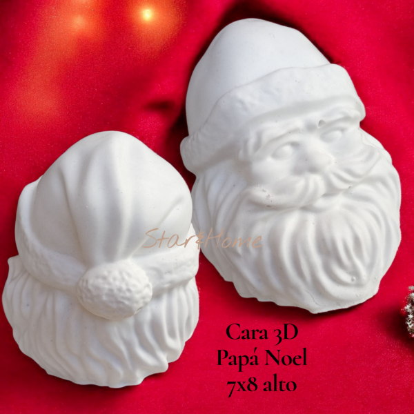Producto - Cara 3D papá noel