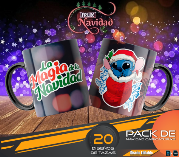 Producto - NAVIDAD CARICATURAS  COD 4785