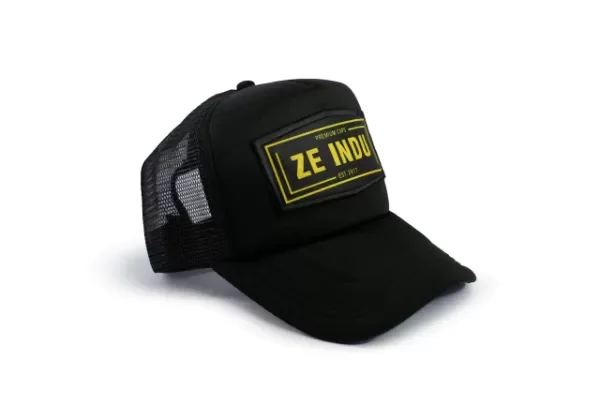 Producto - Gorra Trucker Linea Hexa Urbana Black and Gold