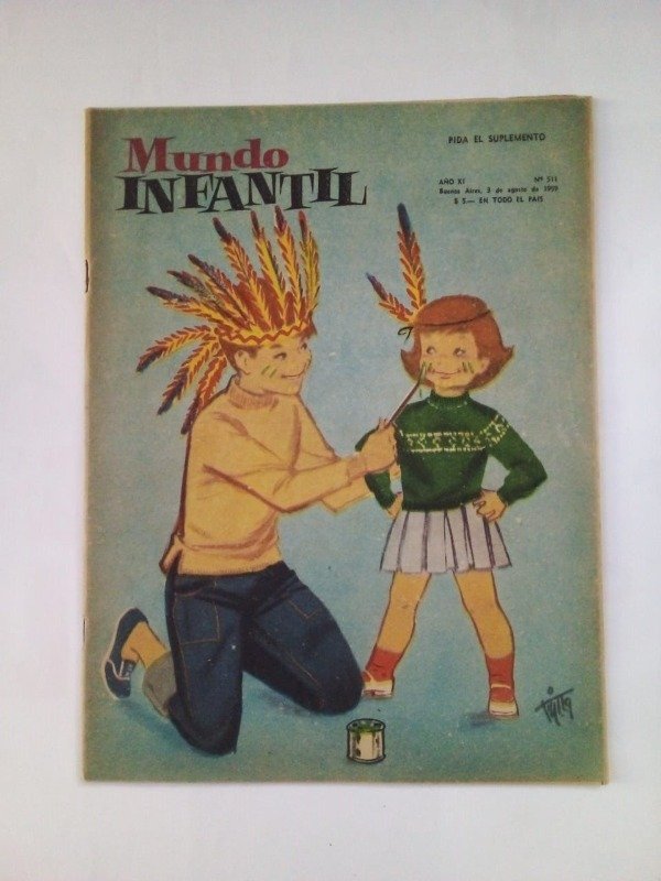 Producto - Mundo infantil #511 - Agosto 1959 - Picho de la Federal El sargento Robles