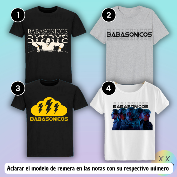 Producto - Remeras Babasonicos #1 (varios modelos)