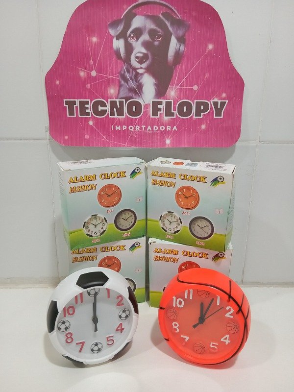 Producto - Reloj despertador Basquet Fútbol 2211 2212