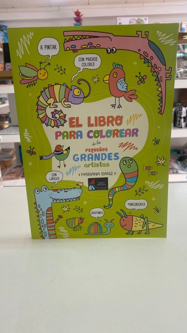 Producto - "El libro para colorear de los pequeños grandes artistas" de Mariana Sanz