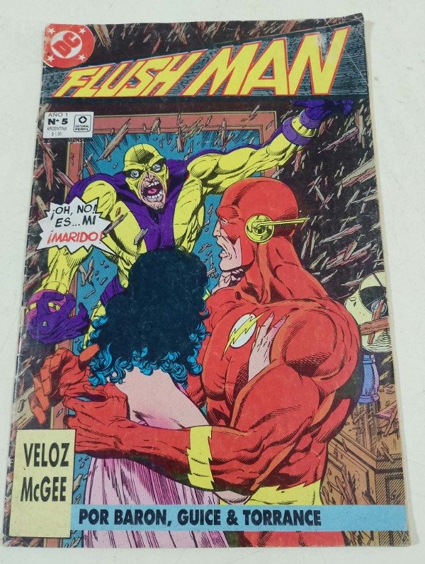 Producto - Flush man (flash) - num 5 - Perfil